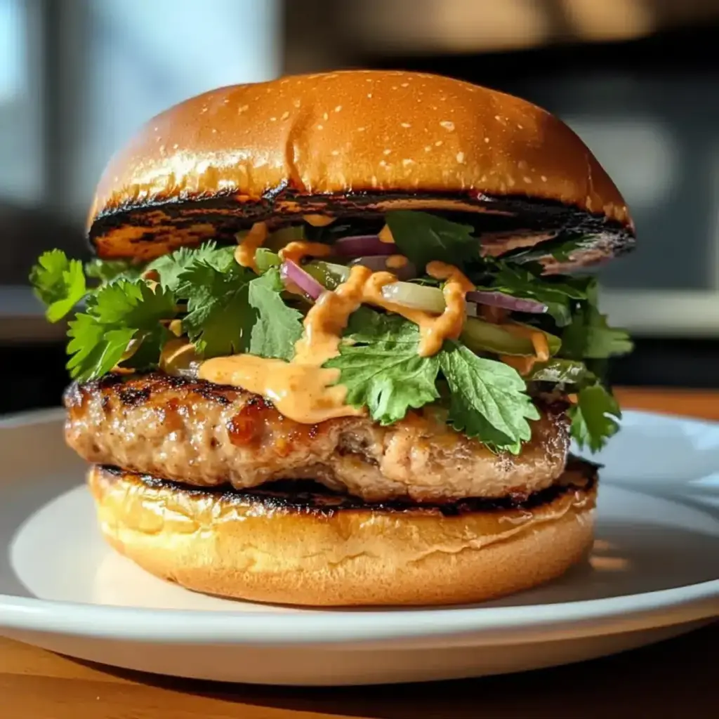 Erdnuss-Türkei Burger