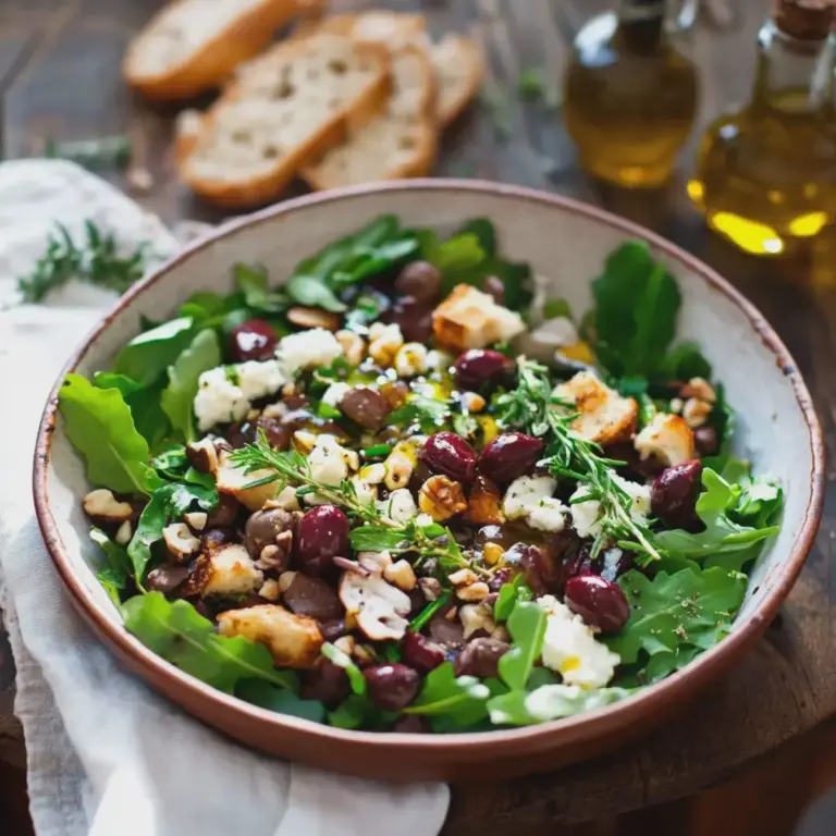 Feldsalat mit gebratenen Pilzen