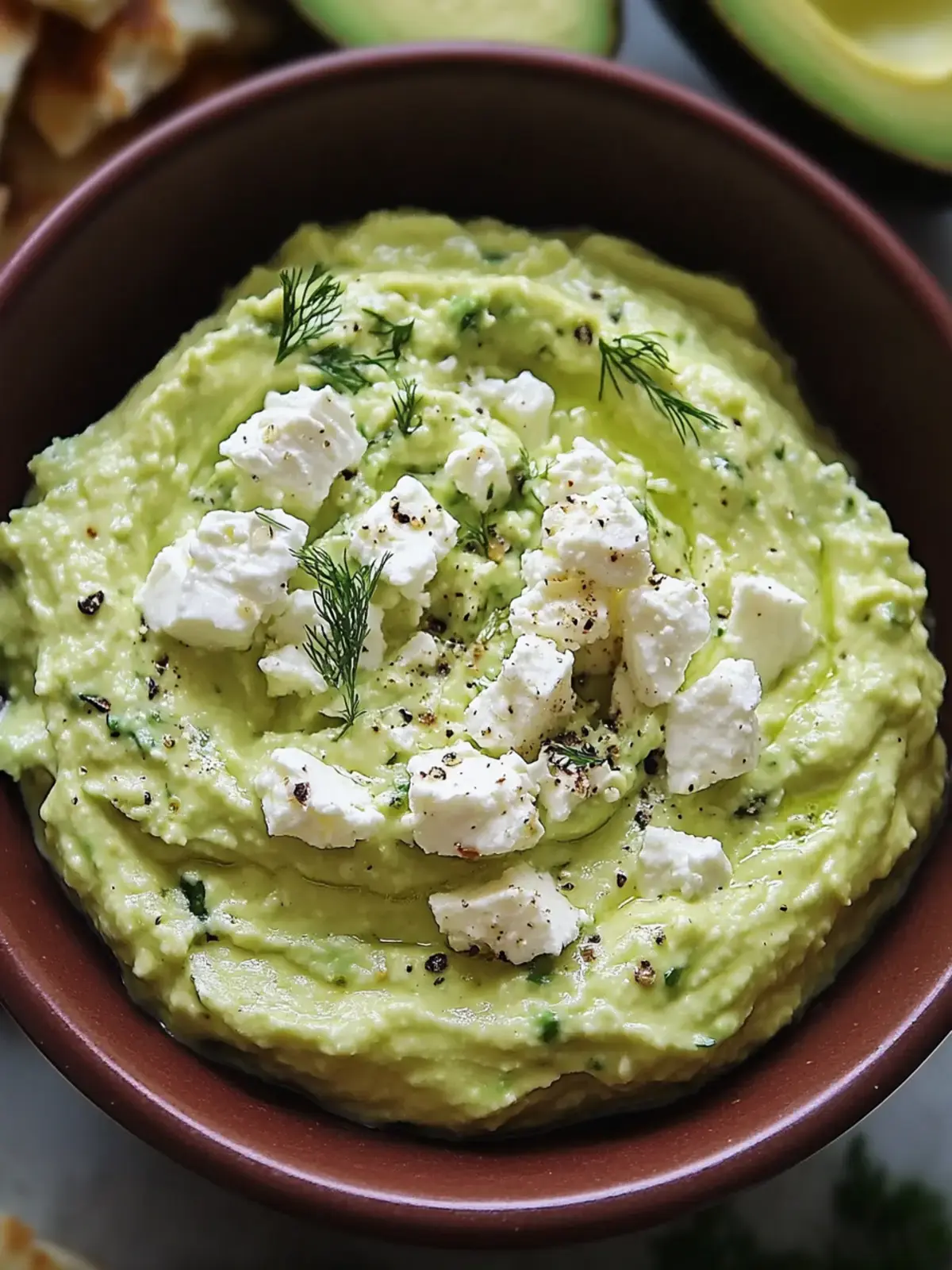 Feta-Avocado-Dip