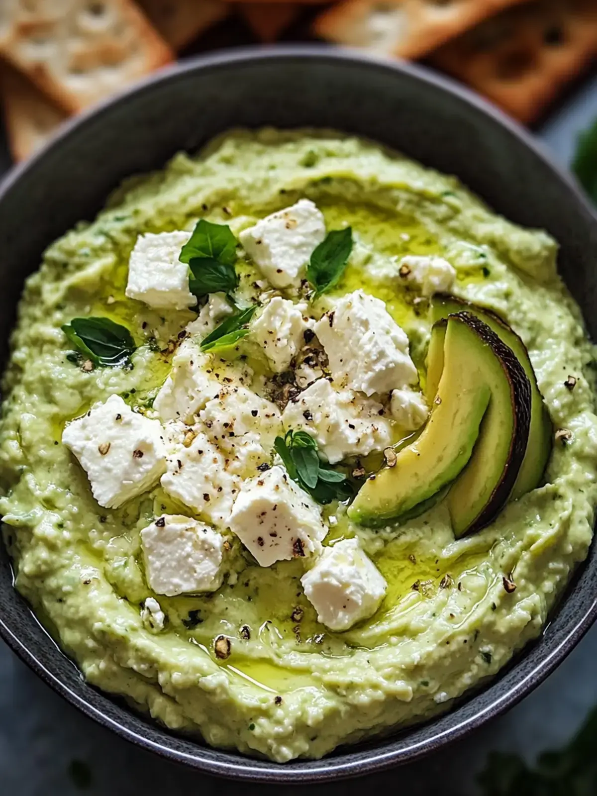 Feta-Avocado-Dip