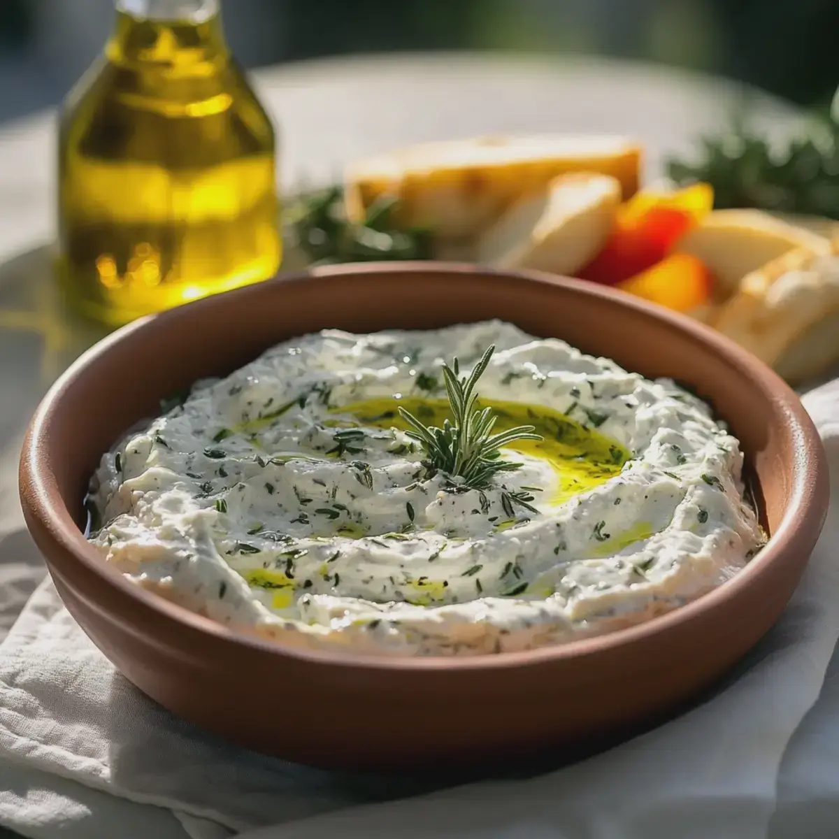 Feta Dip mit Knoblauch Joghurt