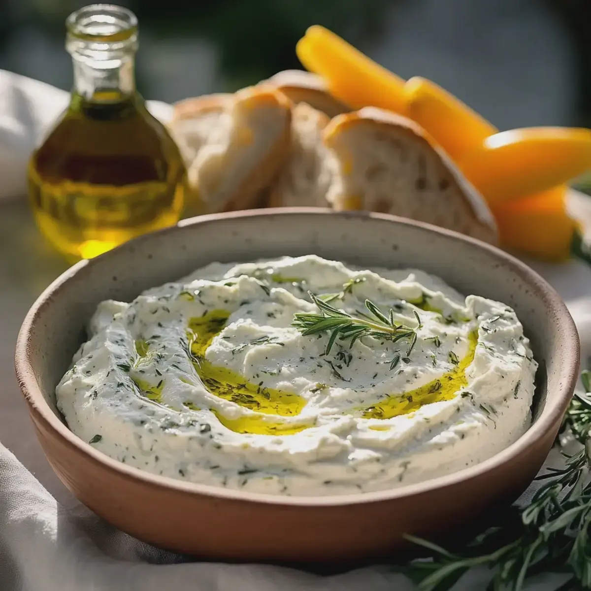 Feta Dip mit Knoblauch Joghurt