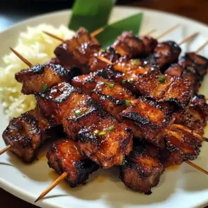 Einfache Filipino Schweinefleisch Grillgerichte