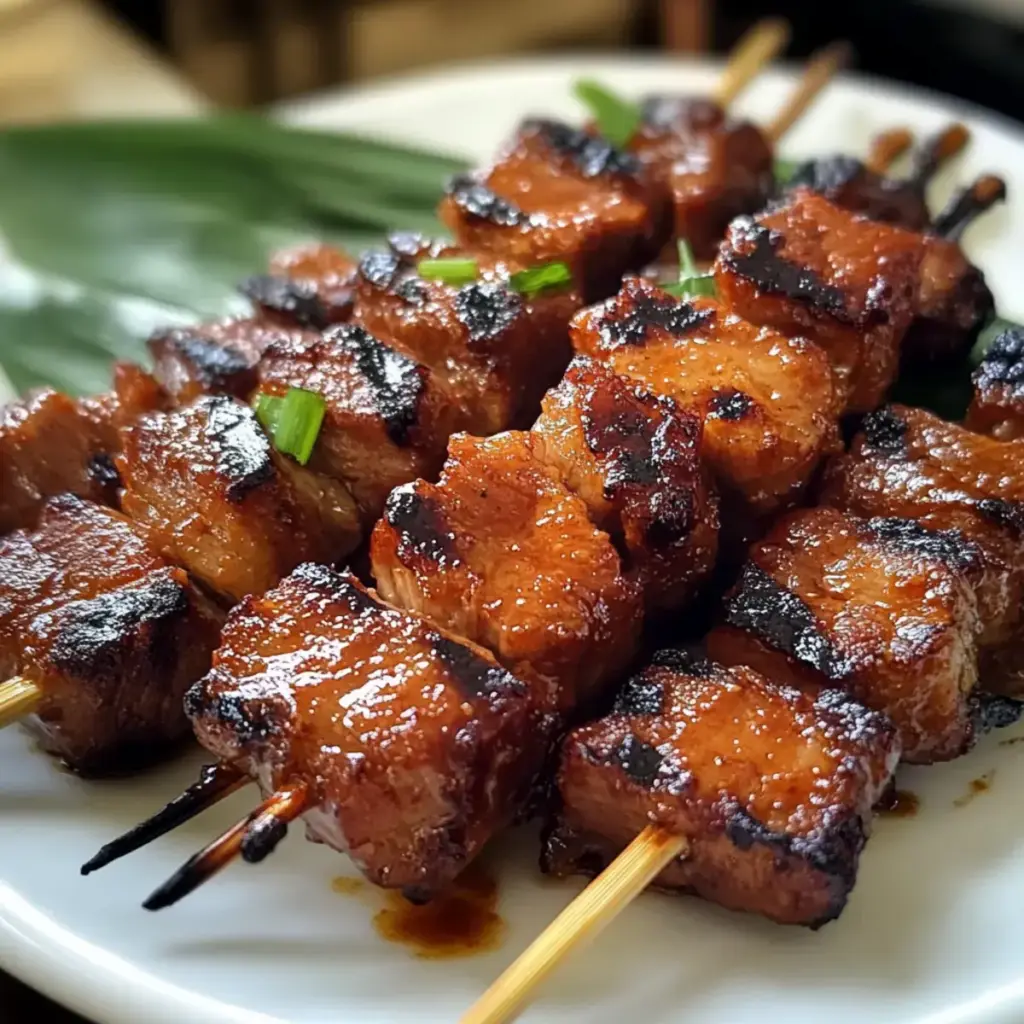 Filipino Schweinefleisch Grillgerichte