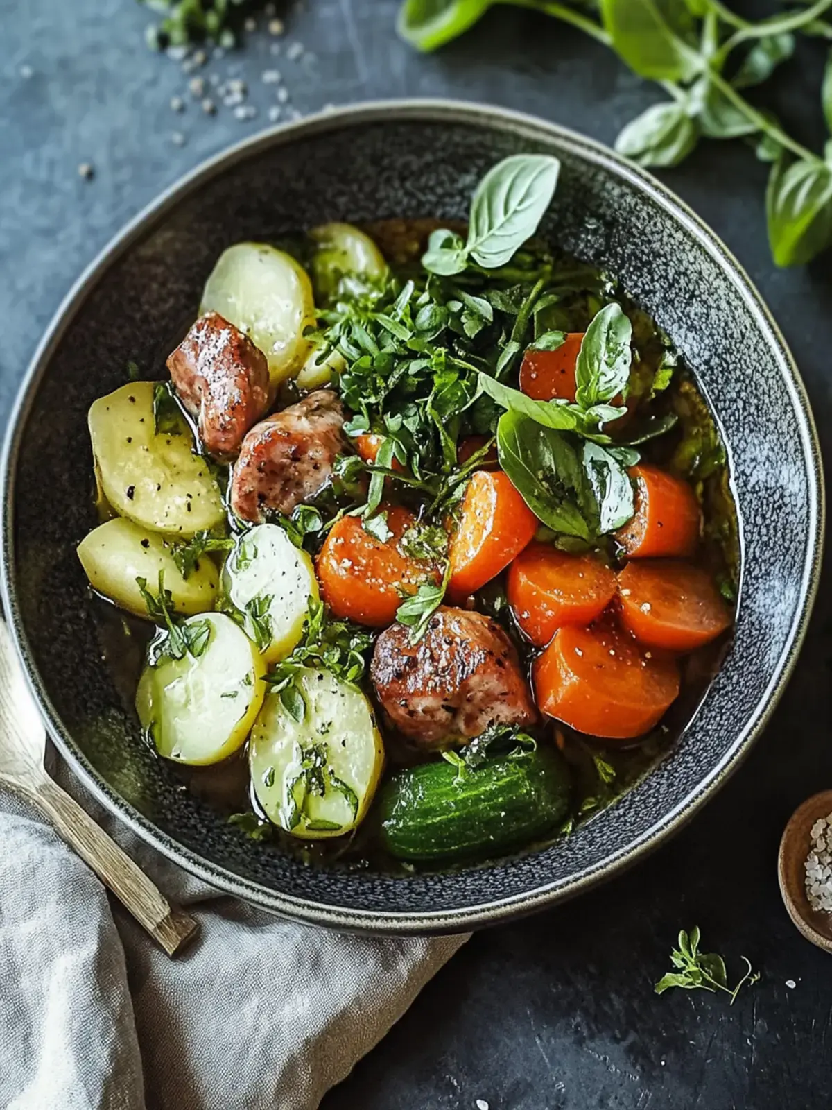 Fleischeintopf mit Gemüse
