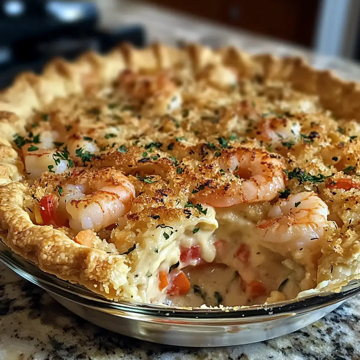 Florida Garnelenkuchen: Cremig, Knusprig und Einfach 2 Florida Garnelenkuchen