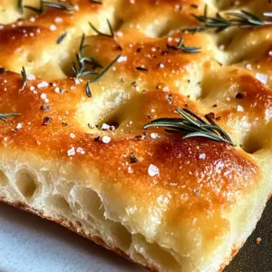 Einfache Focaccia ohne Kneten