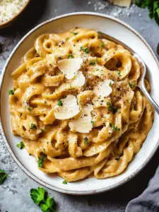Cremige Französische Zwiebel-Pasta aus nur einem Topf