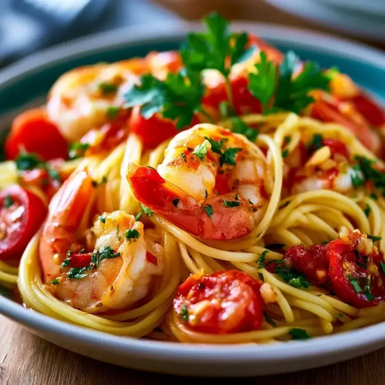 Garnelen-Knoblauch-Pasta