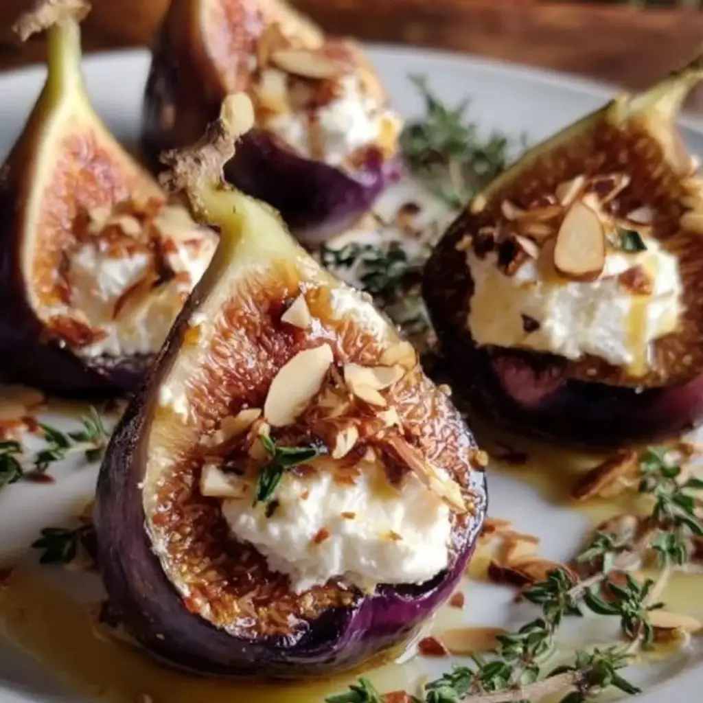 Gebackene Feigen mit Ziegenkäse