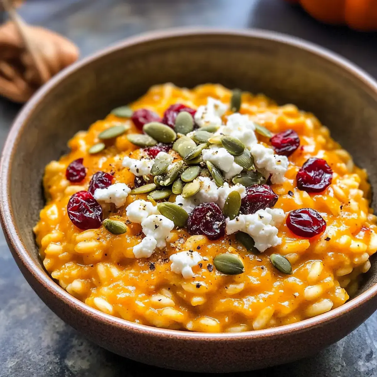 Perfekter Gebackener Kürbis Ziegenkäse Risotto - Herbstgenuss 2 Gebackener Kürbis Ziegenkäse Risotto