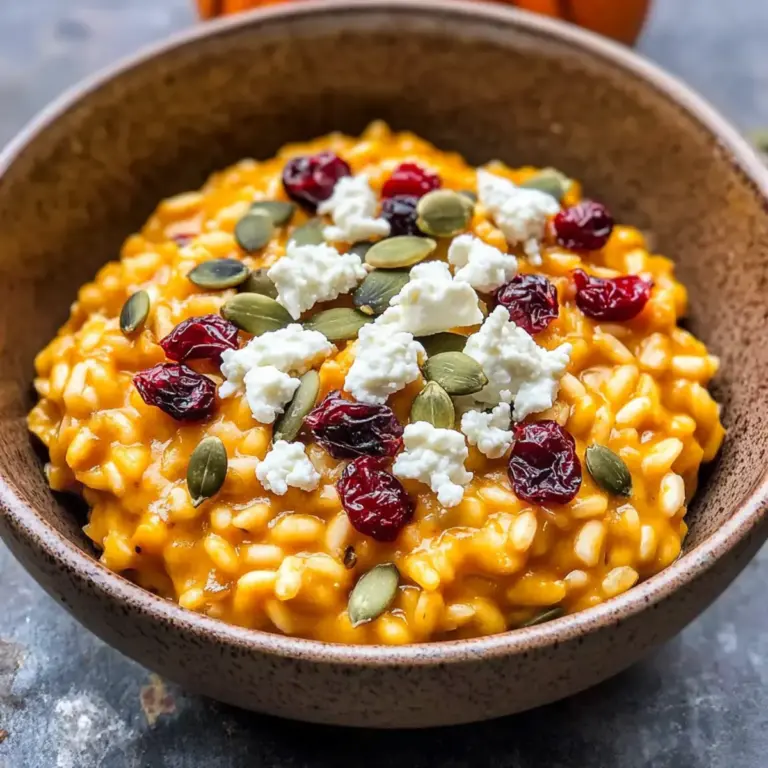 Gebackener Kürbis Ziegenkäse Risotto