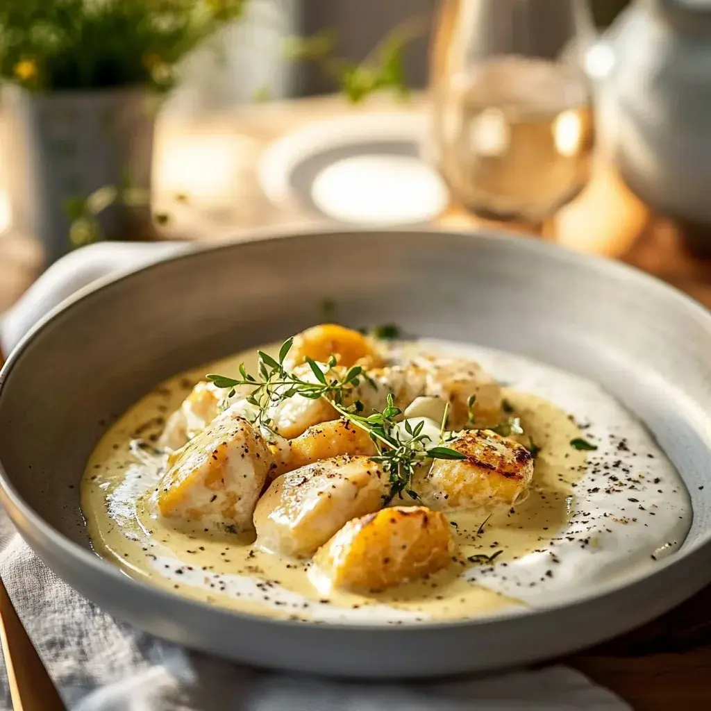 Gebratene Nudeln mit Hähnchen