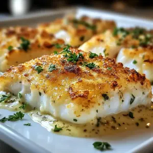 Gebratener Kabeljau mit Mayo- und Parmesankruste