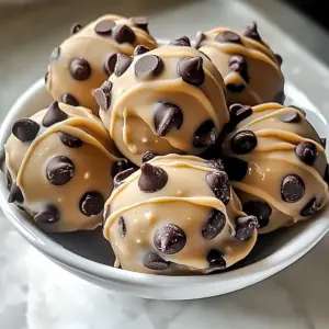 Gefrorene griechische Joghurt Erdnussbutter Bissen
