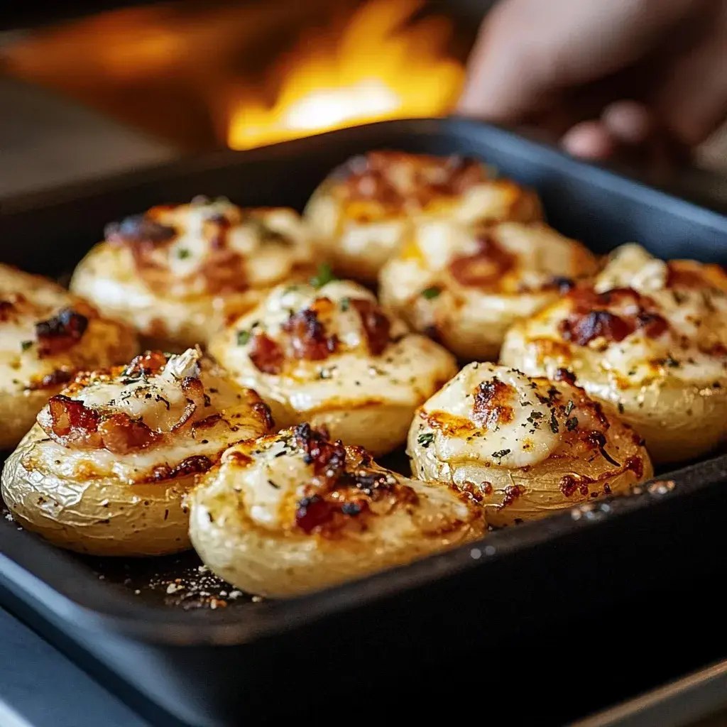 Gefüllte Kartoffeln nach Flammkuchen-Art