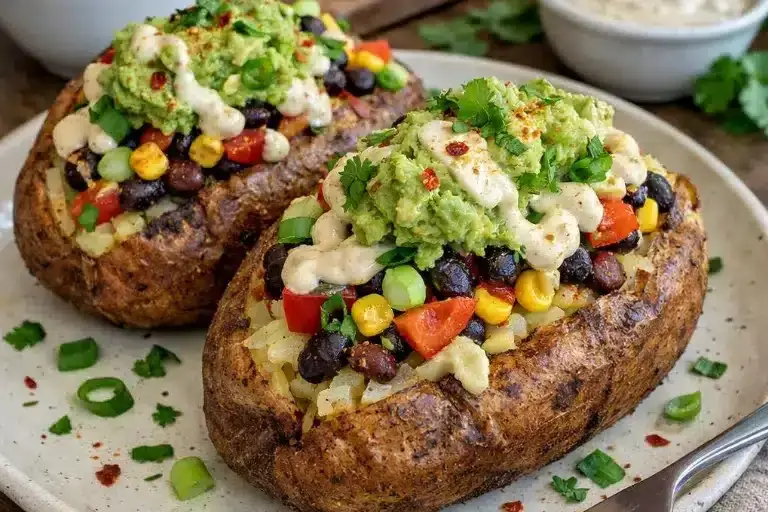 Gefüllte Ofenkartoffeln vegan