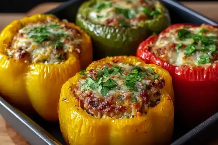 Gefüllte Paprika Airfryer