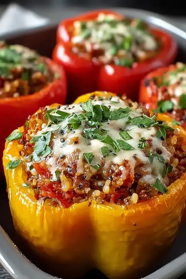 Gefüllte Paprika Airfryer