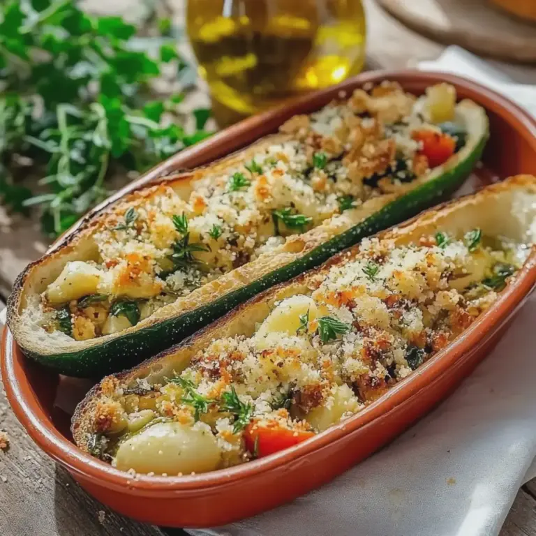 Gefüllte Zucchini mit Couscous