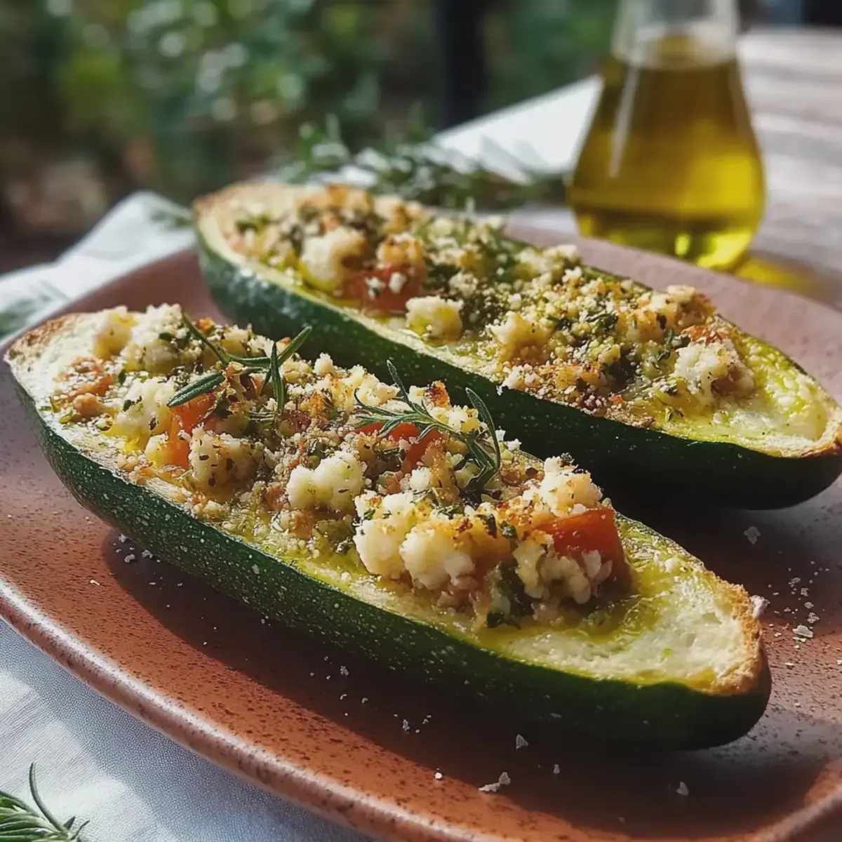 Gefüllte Zucchini mit Feta