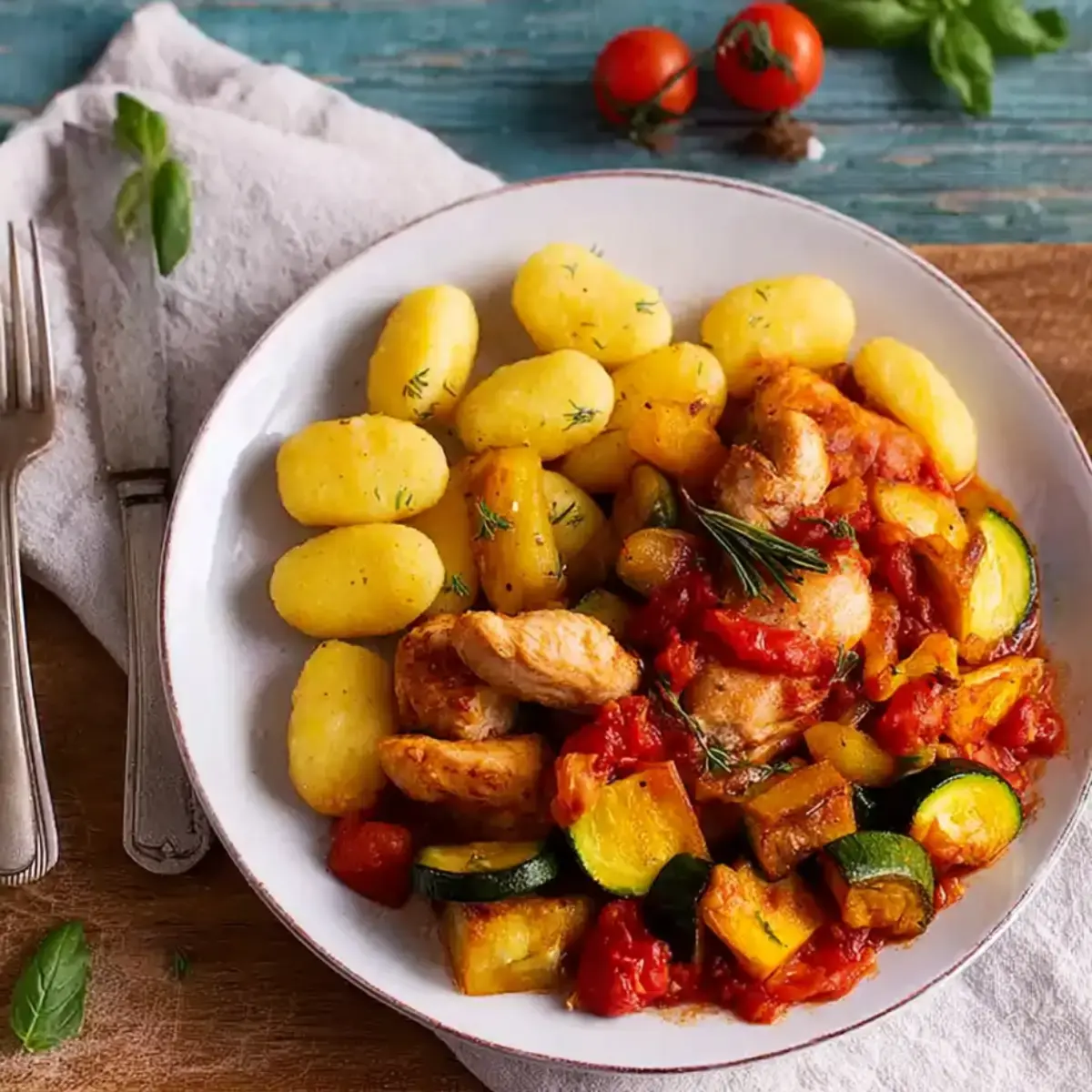 Gefüllte Zucchini mit Feta