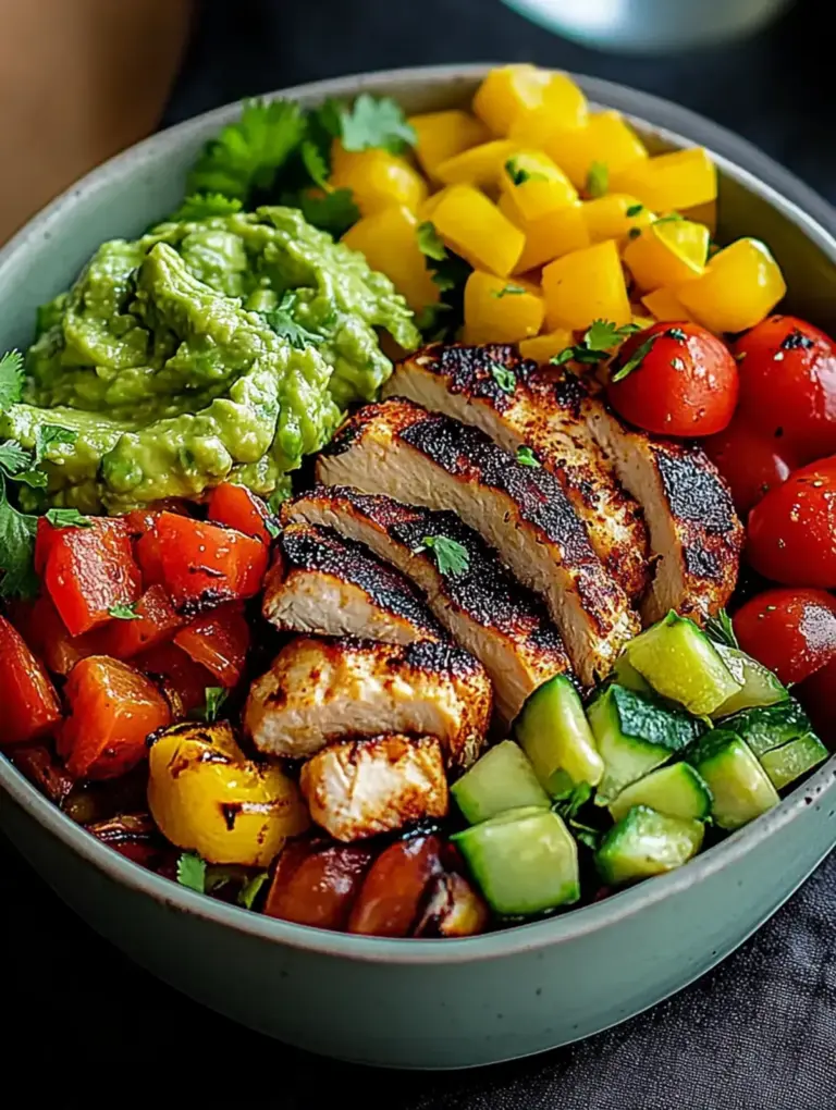 Gegrillte Hähnchen-Bowl