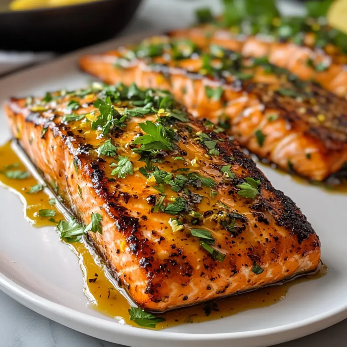 Gegrillter Honig-Senf-Lachs für ein einfaches, köstliches Dinner 2 Gegrillter Honig-Senf-Lachs