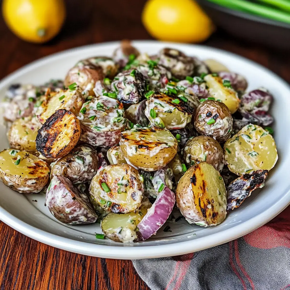 Gegrillter Kartoffelsalat