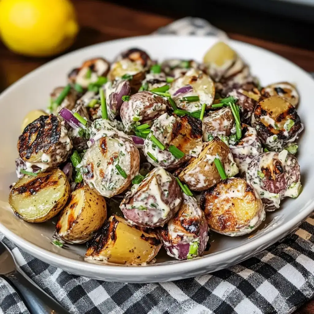 Gegrillter Kartoffelsalat