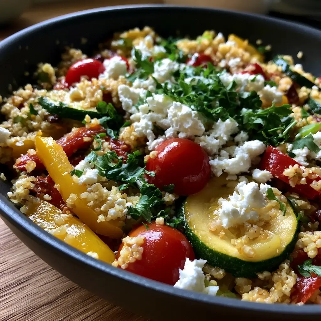 Gemüse-Bulgur-Pfanne