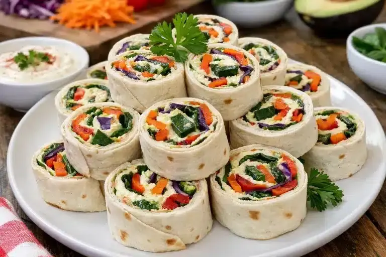 Gemüse Tortilla Röllchen