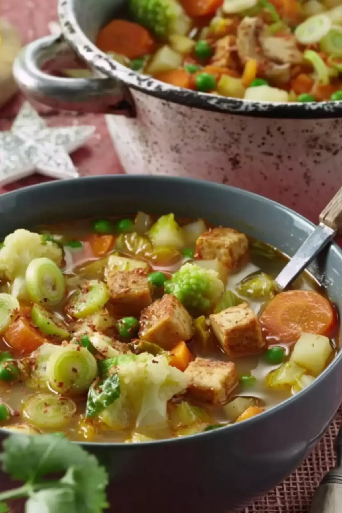 Gemüseeintopf mit Tofu