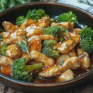 Gemüsepfanne mit Huhn