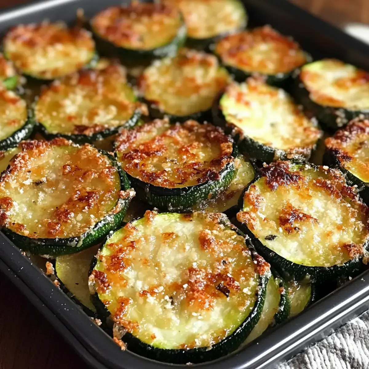 Geröstete Zucchini mit Parmesan