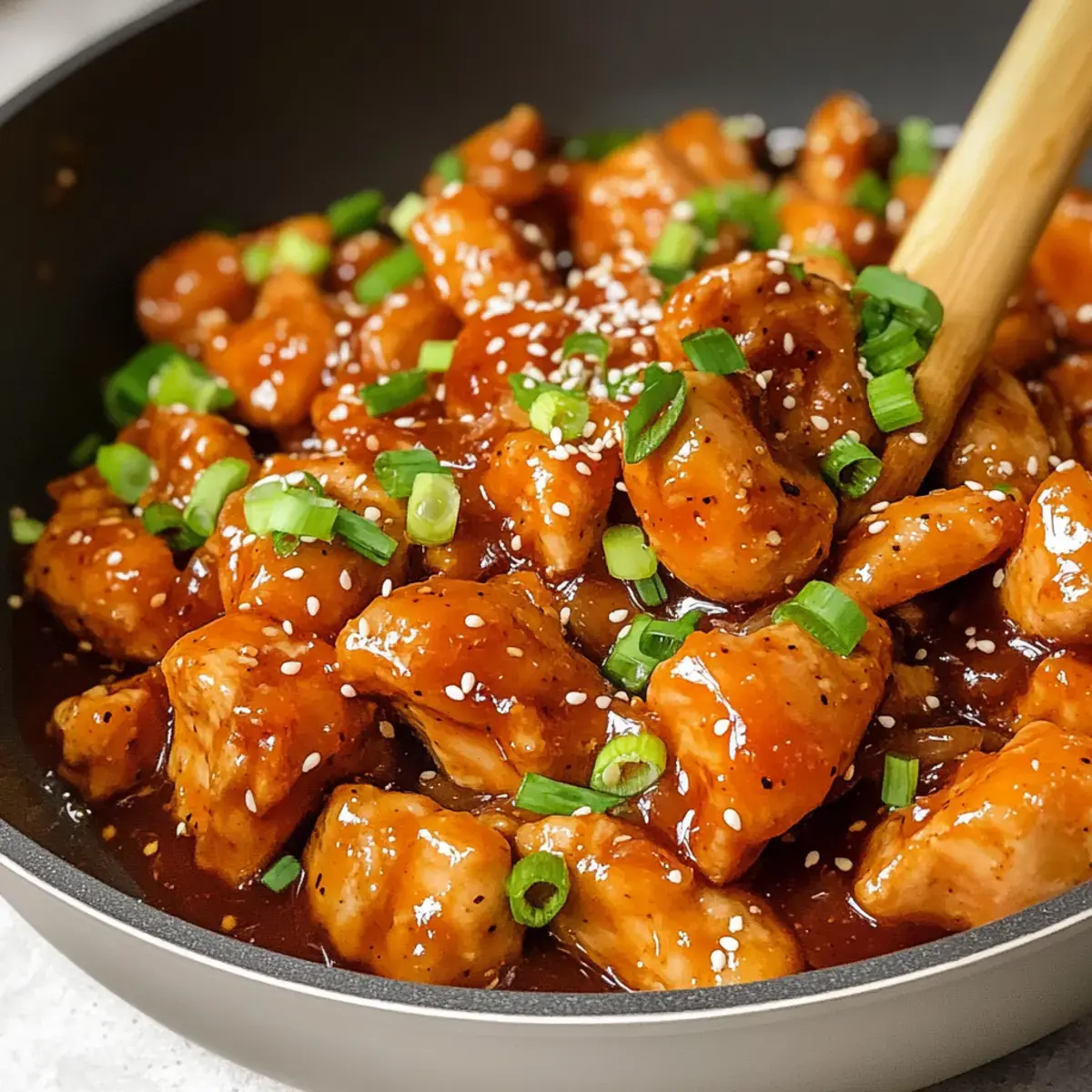 Gesundes Orangenhähnchen