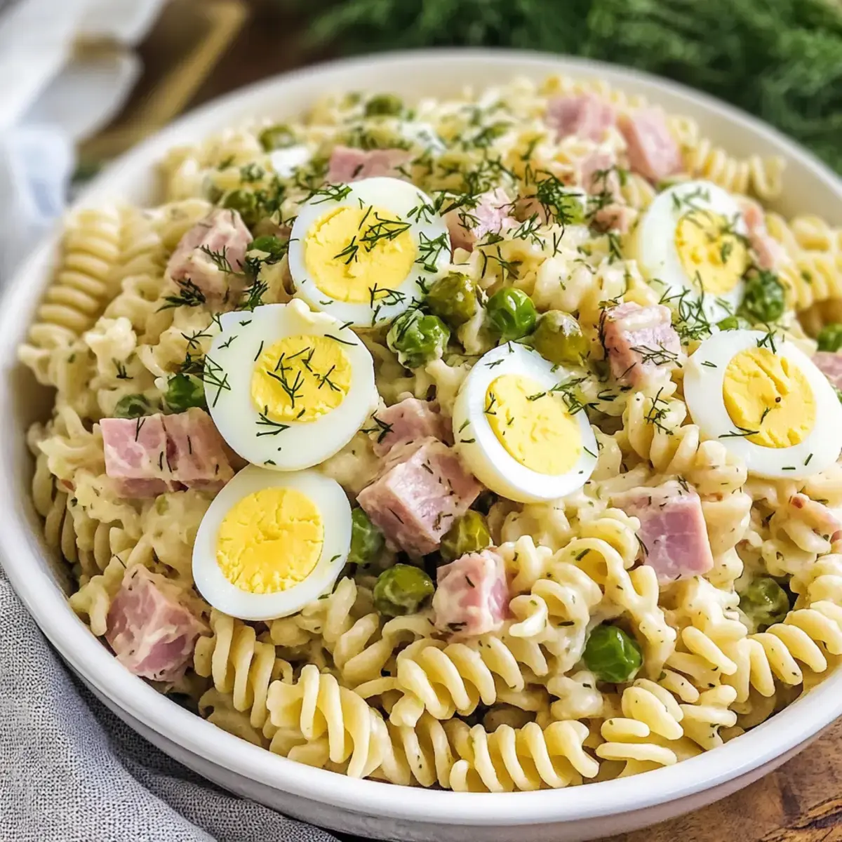 Gewürzgurkensalat mit Eiern