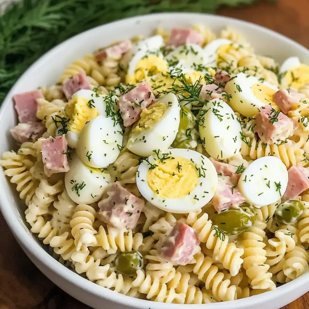 Gewürzgurkensalat mit Eiern