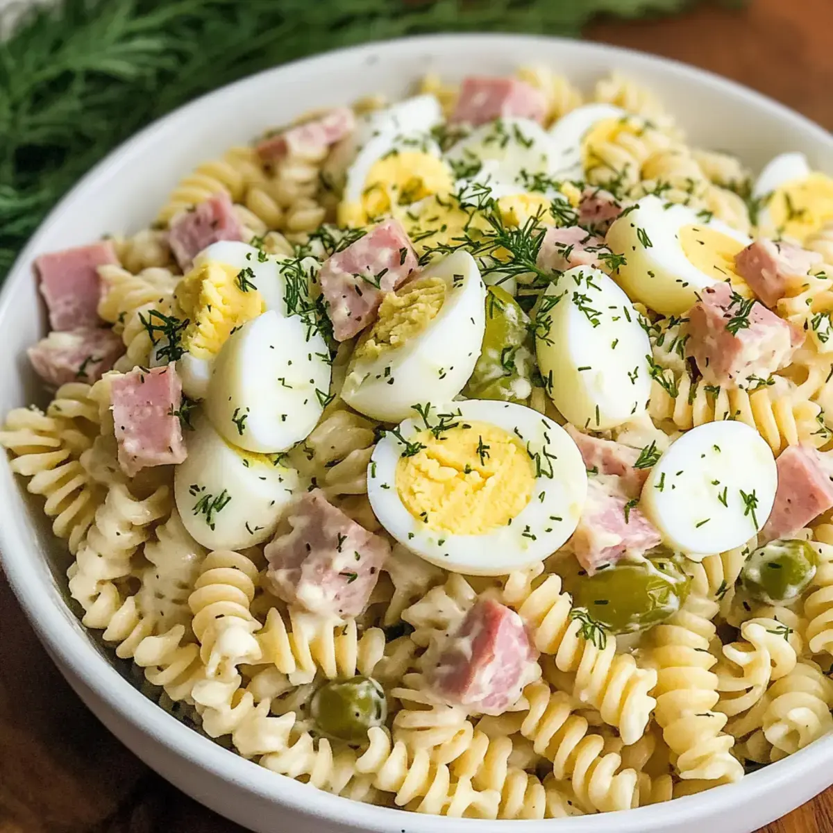 Gewürzgurkensalat mit Eiern