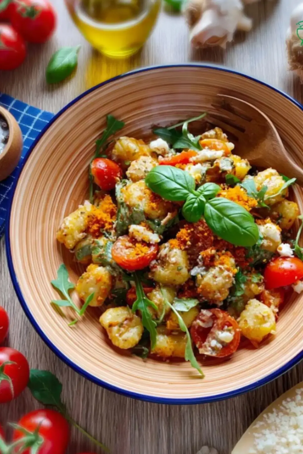 Gnocchi Salat mit Tomaten und Rucola – Einfacher Genuss - Muma’s Kitchen 2 Gnocchi Salat mit Tomaten und Rucola
