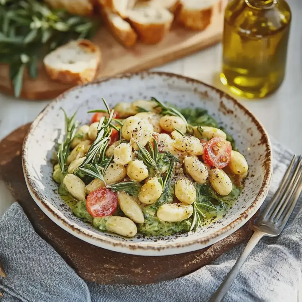 Gnocchi mit grünem Spargel