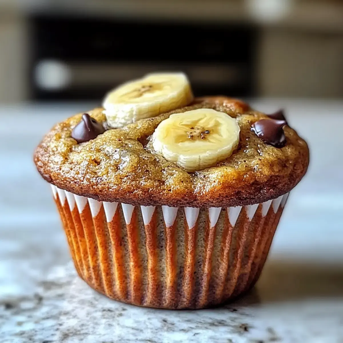 Griechische Joghurt Bananen Muffins