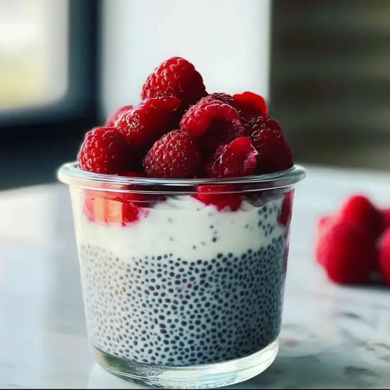 Griechischer Joghurt Chia Pudding