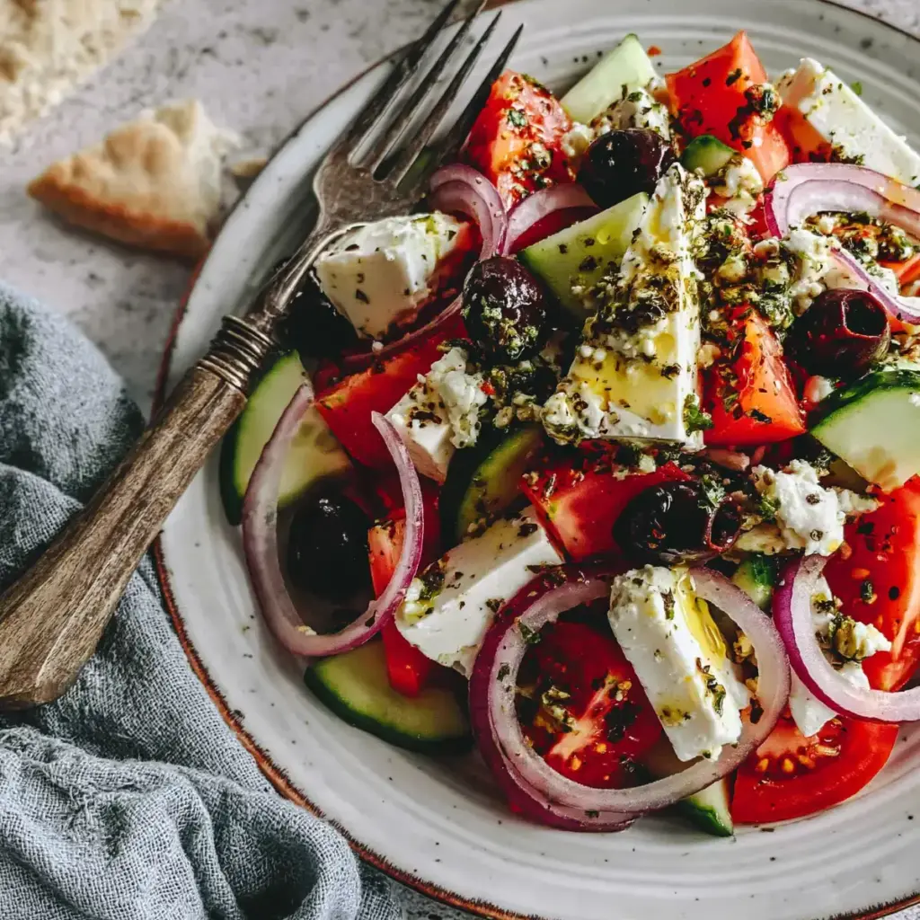 Griechischer Salat mit Feta