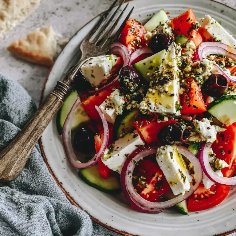 Griechischer Salat mit Feta