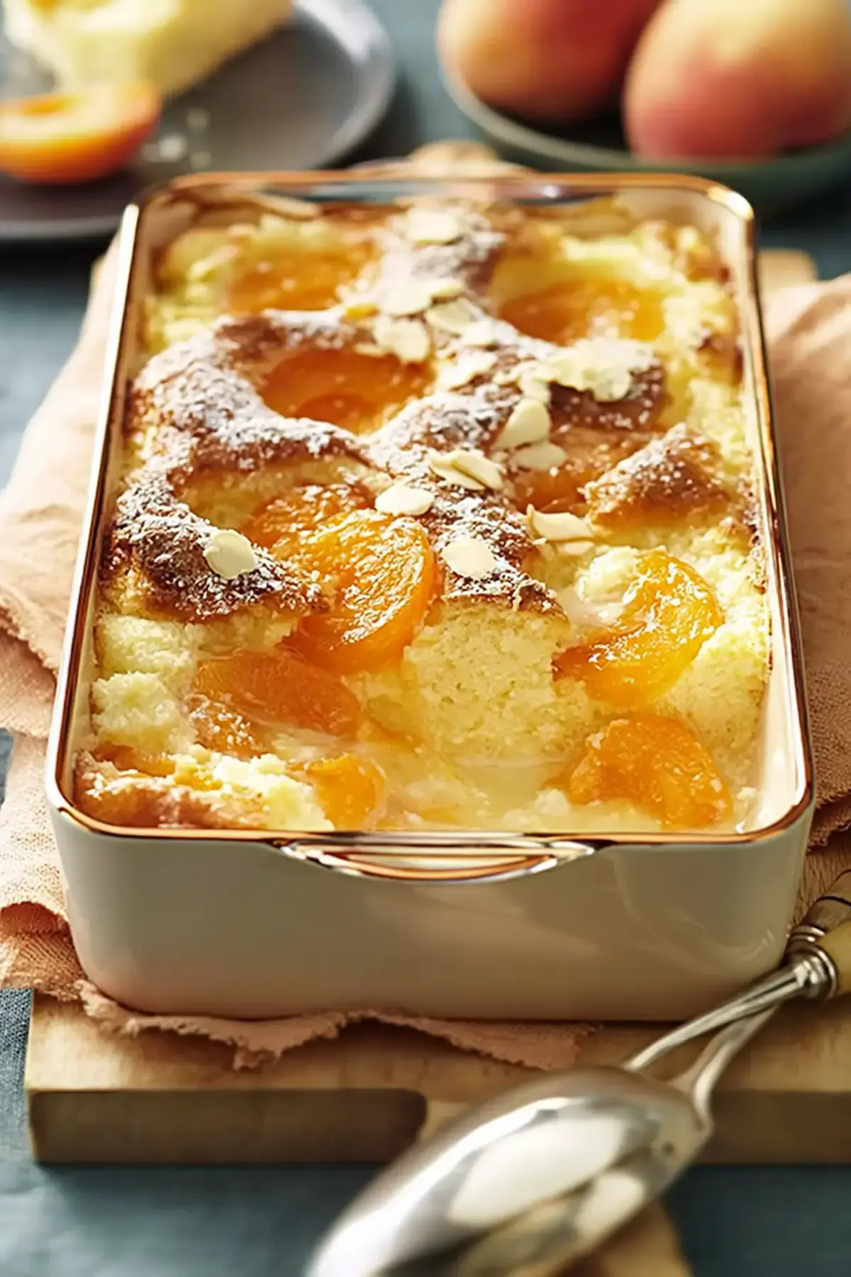 Grießauflauf mit Aprikosen