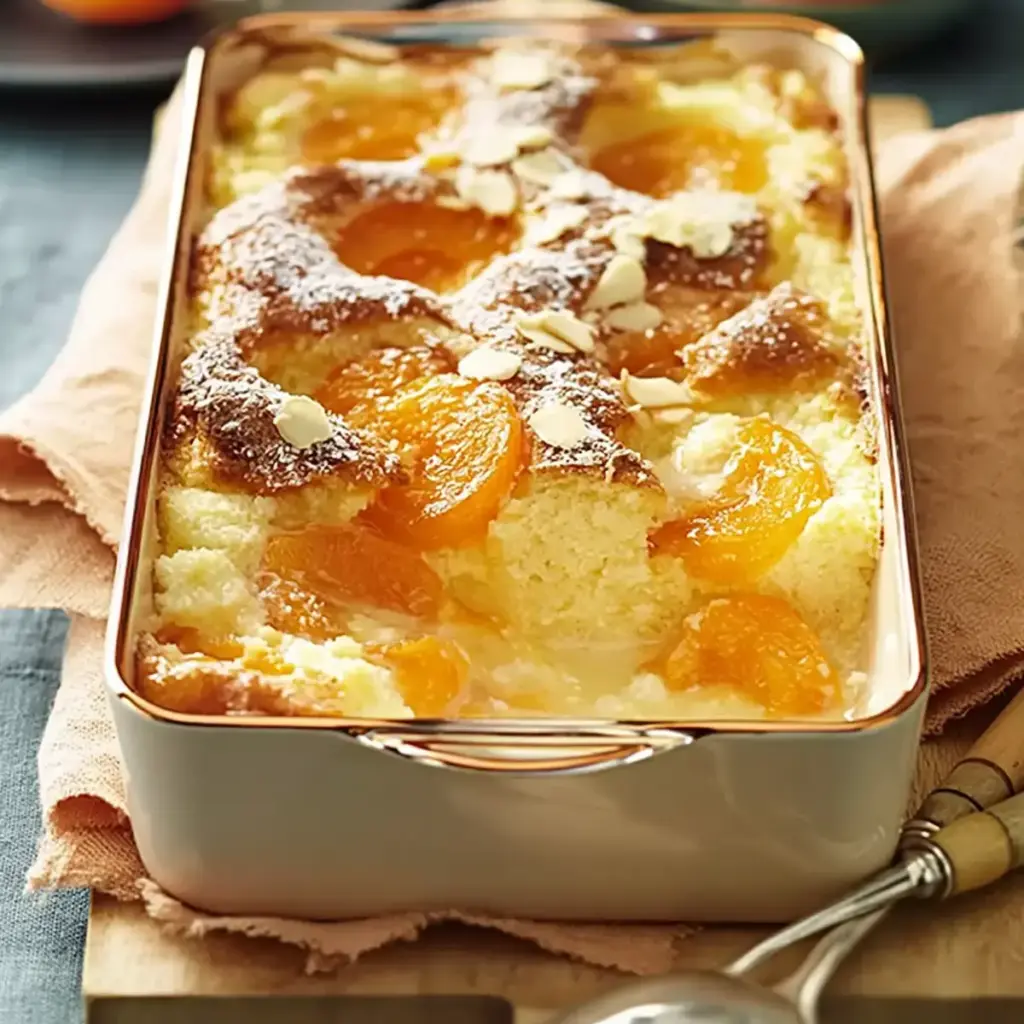 Grießauflauf mit Aprikosen