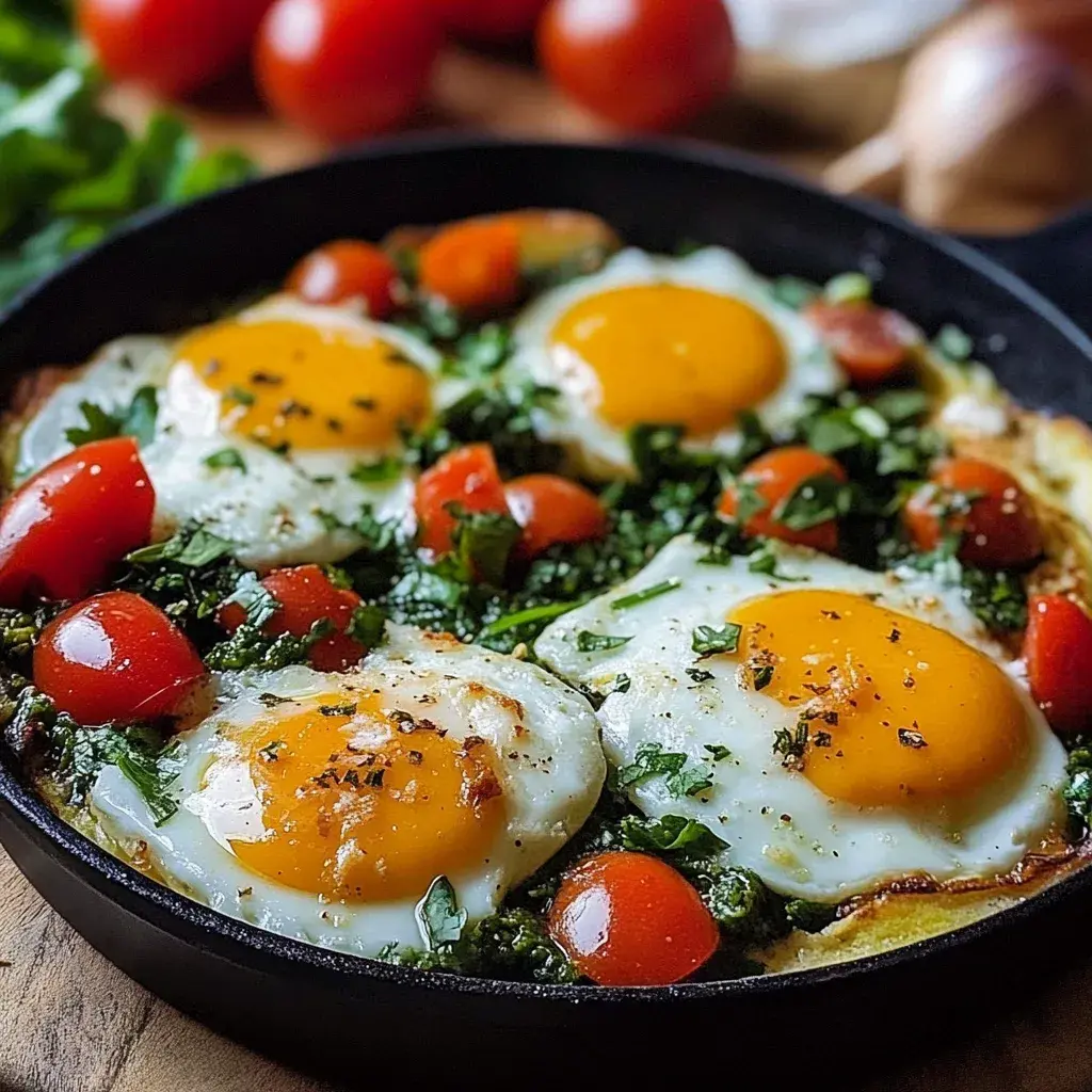 Grüne Shakshuka