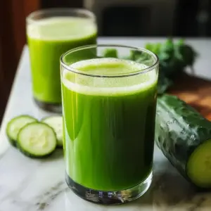 Erfrischender Grüner Saft