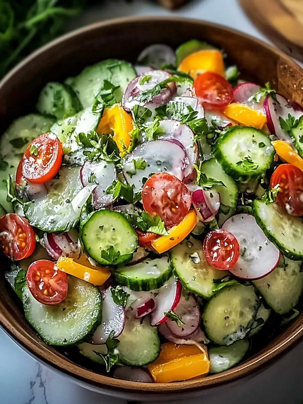 Gurken-Ranch-Crack-Salat